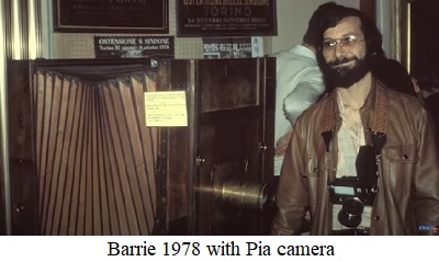 Barrie with Pia Camera